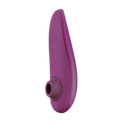 Angled view of Womanizer Classic Purple P68350 4251460610018