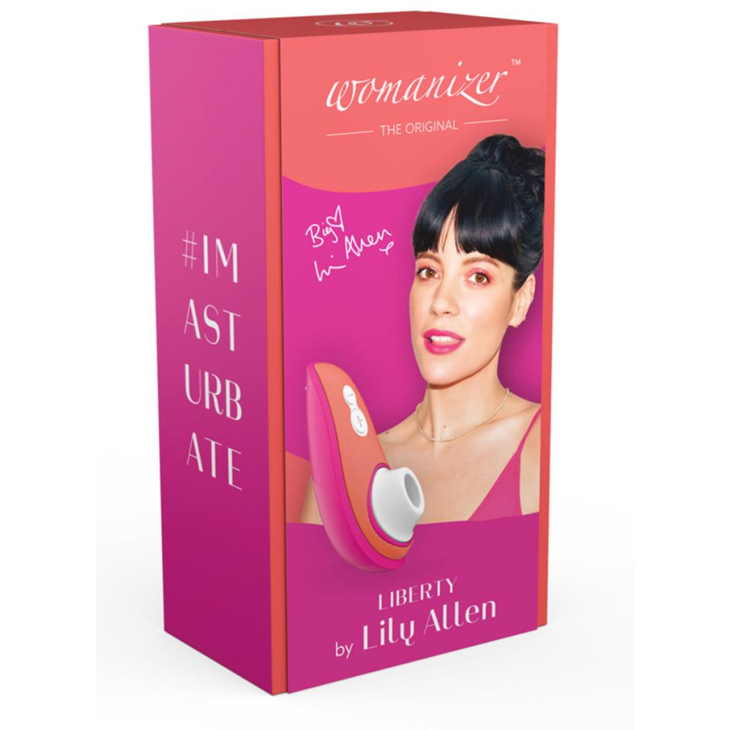 Womanizer Liberty by Lily Allen Special Edition Womanizer Liberty Pink Orange WZ111SG3 4251460606479 Boxview