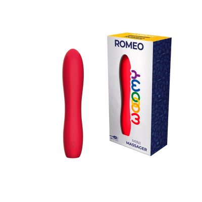 Wooomy Romeo Rechargeable Mini Massager Vibrator Red 33631 8433345336312 Multiview