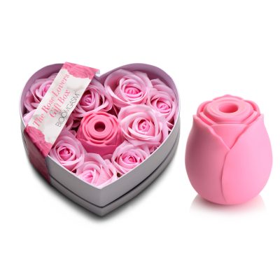 XR Brands Bloomgasm Rose Clitoral Stimulator Rose Lovers Gift Box Pink AH129 848518051226 Multiview
