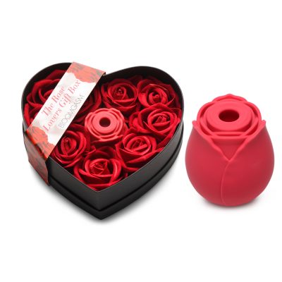 XR Brands Bloomgasm Rose Clitoral Stimulator Rose Lovers Gift Box Red AH128 848518051219 Multiview