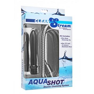 XR Brands CleanStream Aqua Shot Shower Enema-System AE173 848518016829
