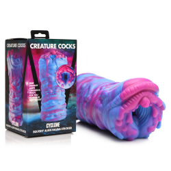 XR Brands – Creature Cocks Cyclone Squishy Alien Vagina Stroker Masturbator (Blue/Pink)