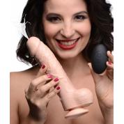 XR Brands Loadz Wireless Remote Vibrating Automatic Squirting Dildo Light Flesh AG321 848518035325 Model Detail