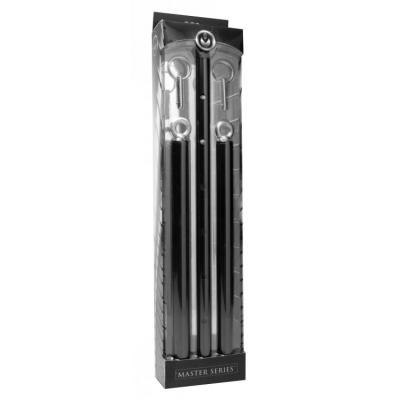 XR Brands Master Series Adjustable Spreader Bar Black ST598 BLACK 848518013217 Boxview