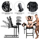 XR Brands Master Series Extreme Obedience Sex Chair Black AH035 848518048639 Multi Detail