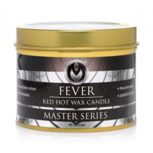 XR Brands Master Series Fever Hot Wax Candle 90g Red AG651RED 848518042439 Boxview