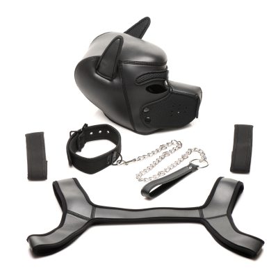 XR Brands Master Series Kanine Kollection Full Pup Arsenal Set Puppy Play Set Black AH170 Detail
