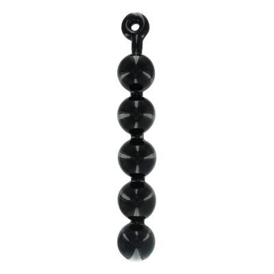 XR Brands Master Series XR Brands Master Series Black Baller 15 inch Anal Beads Black TS132 811847014989 Detail