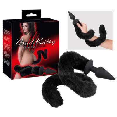 You2Toys Bad Kitty Cat Tail Butt Plug Bendable Posable Tail Plug Black 05126560000 4024144532728 Multiview