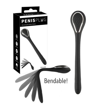 You2Toys Bendable Rechargeable Vibrating Urethral Dilator Probe Black 05551500000 4024144183401 Multiview