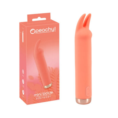 You2Toys Peachy Mini Rechargeable Rabbit Ears Clitoral Vibrator Orange 05533520000 4024144128037 Multiview