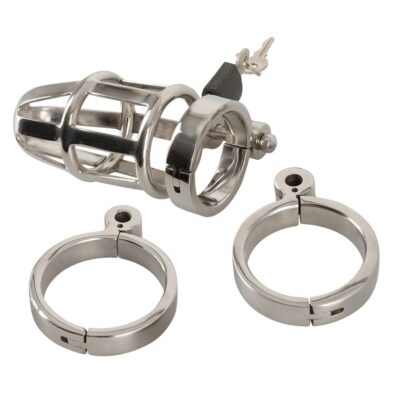 You2Toys Stainless Steel Chastity Cage Cock Cage Chome Silver 05370200000 4024144550432 Contents Detail