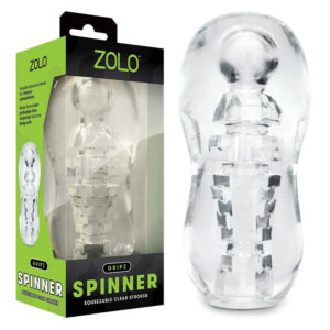 ZOLO Gripz Spinner Stroker Clear ZO6041 848416006267 Multiview