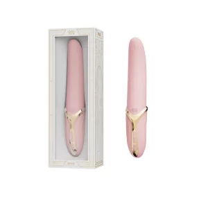 Zalo Aurora Eve Oral Pleasure Vibrator Tongue Vibrator Sakura Pink Gold 35778 850047357786 Multiview