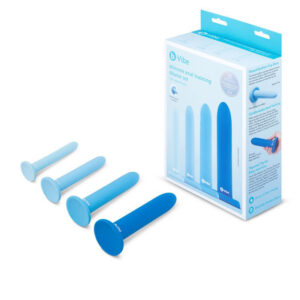 b Vibe Silicone Anal Dilator Set Blue BVWEB063 4890808293027 Multiview