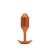 b Vibe Snug Plug 2 Weighted Butt Plug Limited Edition Sunburst Orange BV042 4890808244593 Detail