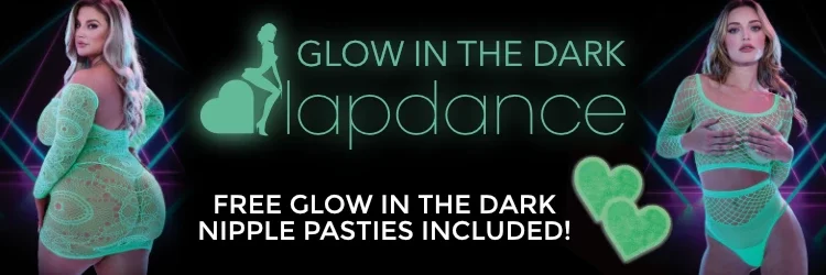 Lapdance Glow in the Dark Lingerie 3 Up Banner