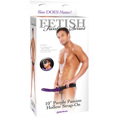 PD3948 - Purple Passion 10" Strap-On for Him