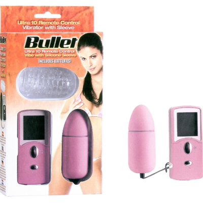 05-266SL-PK-BX - Bullet - Ultra 10 Remote Control Vibe (Pink) - 4890888133701