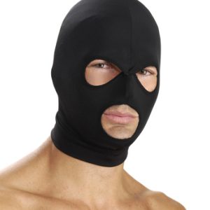 Spandex Hood With Eye And Mouth Holes (Black ) - AD689 - 848518012739