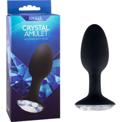 F0141B10PGBX - Crystal Amulet Silicone Buttplug - Small - 6946689008729