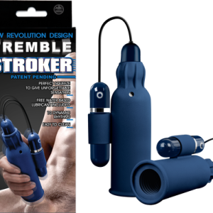 FMI019A000-024 - Tremble Stroker - Silicone Masturbator (Blue) - 4892503162455