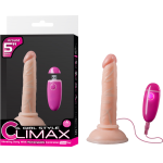 FPBD091C00-051 - Vibrating Dong W/ Rechargeable Controller - 5" (Flesh) - 4892503161236